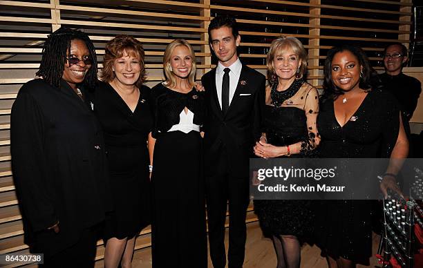 Whoopi Goldberg, Joy Behar, Elizabeth Hasselbeck, Jack Dorsey of Twitter, Barbara Walters and Sherri Shepherd attends the Time's 100 Most Influential...