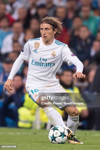 Luka Modric of Real Madrid during the UEFA Champions League 2017-18 match between Real Madrid and Tottenham Hotspur FC at Estadio Santiago Bernabeu...