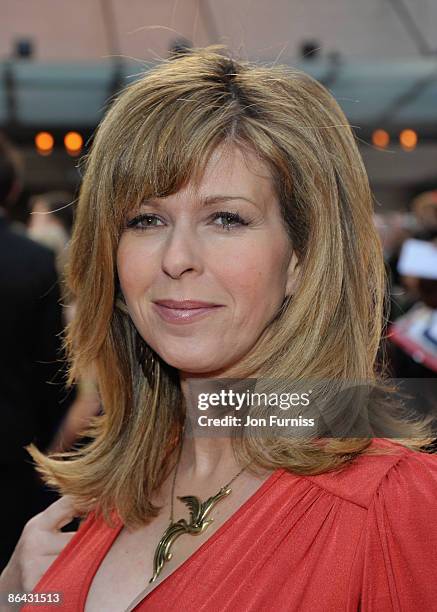 Presenter Kate Garraway arrives at the Galaxy British Book Awards at Grosvenor House on April 3, 2009 in London, England.