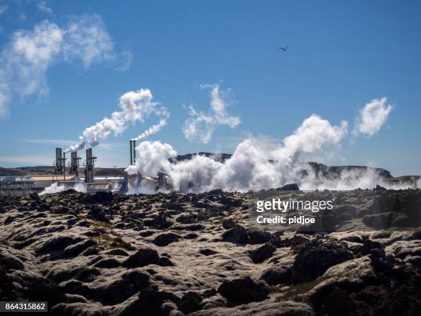 スヴァルスエインギ地熱アイスランドの地熱発電所。この画像はタグ付きの gps - geothermal power station ストックフォトと画像