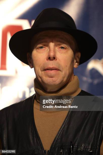 Gunther von Hagens looks on during a press conference at the 'Body Worlds', the anatomical exhibition of real human bodies by Gunther von Hagens at...