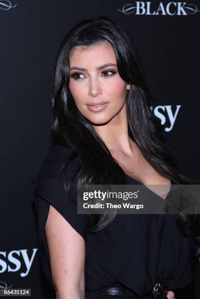 Kim Kardashian attends the "Done Different" Launch for Hennessy Black at 7 World Trade Center on May 5, 2009 in New York City.