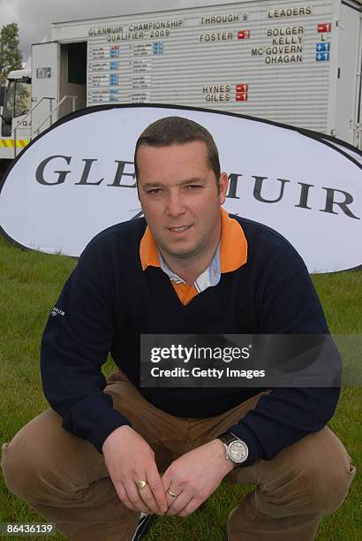 Michael O'Shea of Callan looks on during the PGA Glenmuir Club Professional Irish Region Qualifier at The Heritage Golf Club, on May 06, 2009 in...