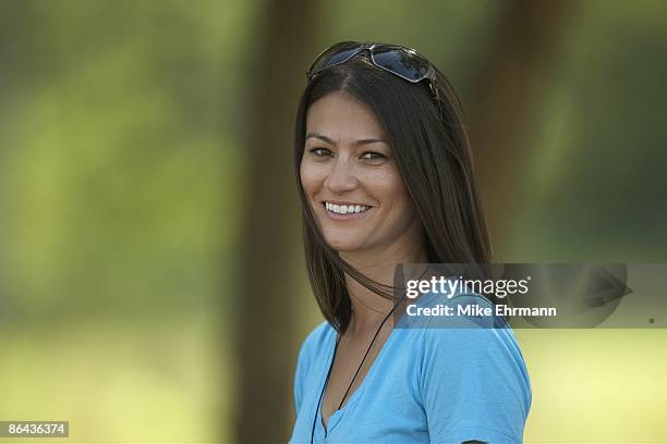 Zurich Classic of New Orleans: Portrait of Kristy McLachlin, wife of Parker McLachlin during Saturday play at TPC Louisiana. Avondale, LA 4/25/2009...