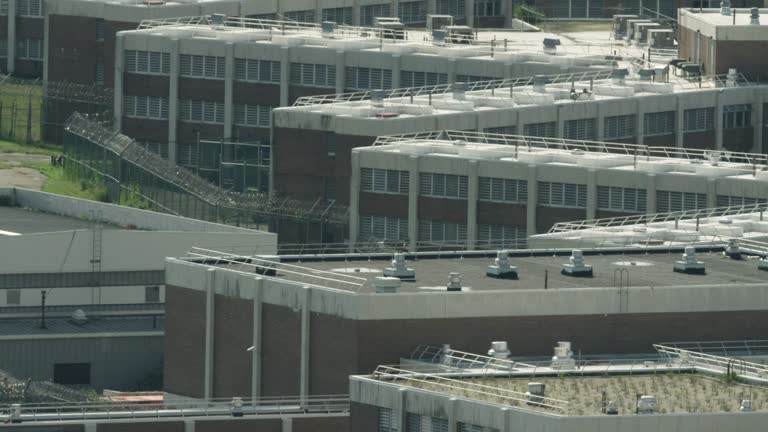 Emtc Rikers 20 Aerial Views Of Rikers Island New York Stock Videos, Footage, & 4K ...