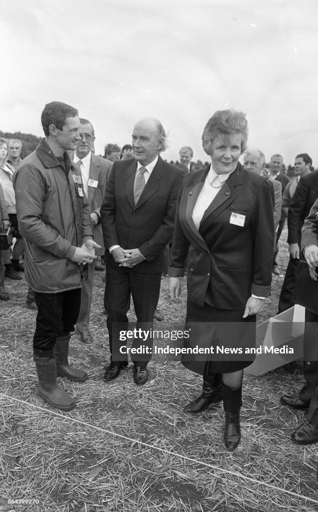 President Hillery At National Ploughing Championships
