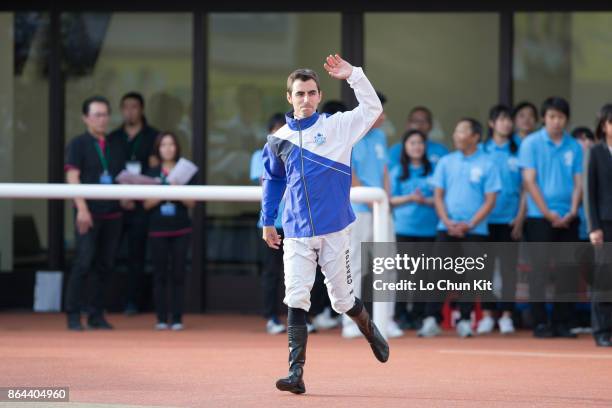 Jockey Anthony Crastus attend the 2017 World All-Star Jockeys Closing ceremony at Sapporo Racecourse on August 27, 2017 in Sapporo, Hokkaido, Japan.