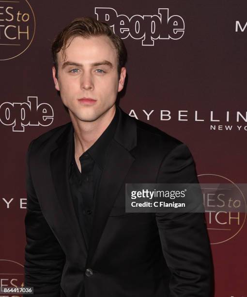 Sterling Beaumon attends the People's "Ones to Watch" at NeueHouse Hollywood on October 4, 2017 in Los Angeles, California.