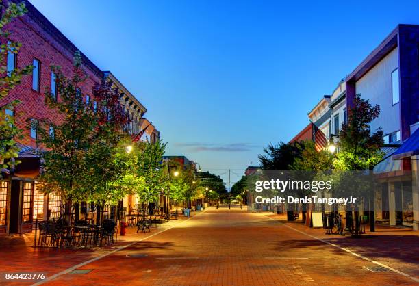 church street burlington, vermont - burlington vermont stock pictures, royalty-free photos & images