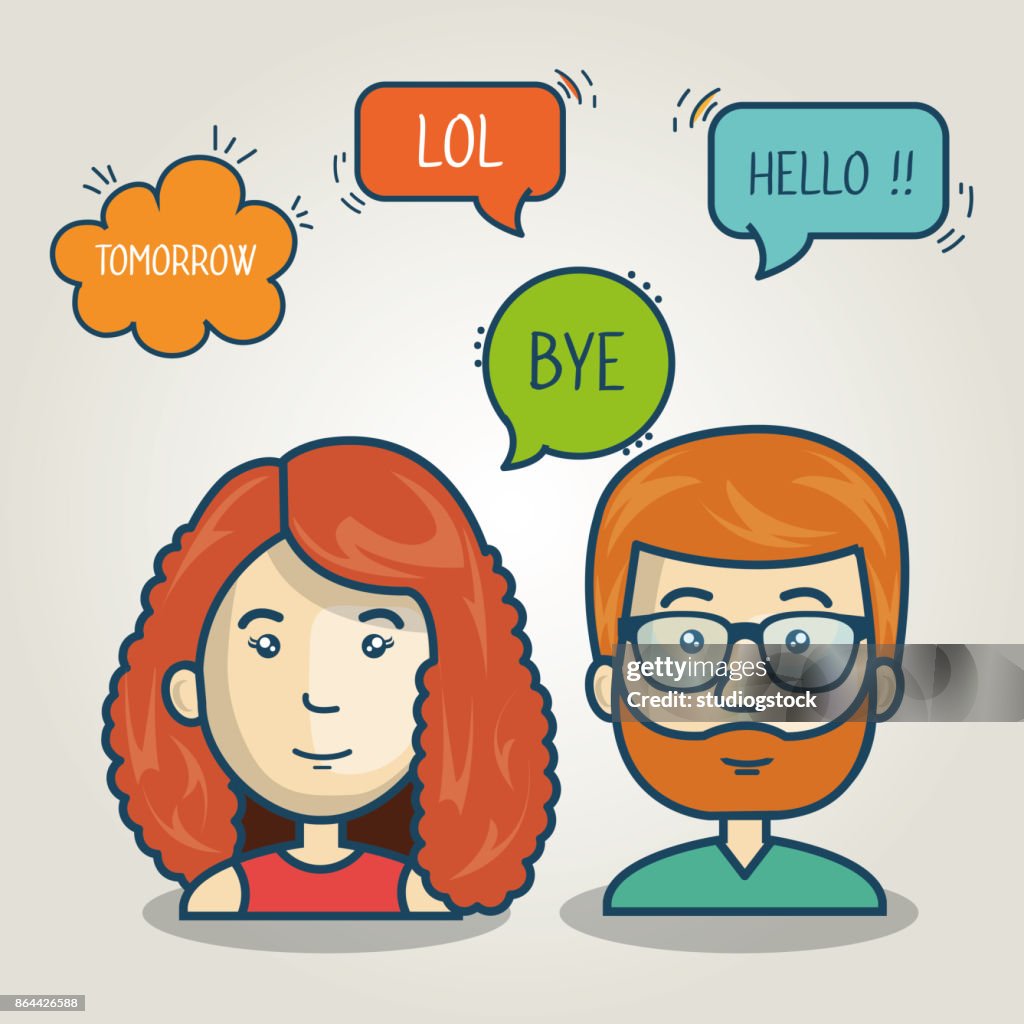 Talking Raphic Cartoon Character Bubble Speech Talk Graphic High-Res Vector Graphic ...