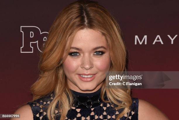 Sasha Pieterse attends People's "Ones to Watch" at NeueHouse Hollywood on October 4, 2017 in Los Angeles, California.