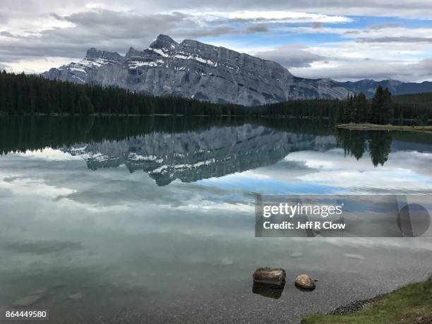 230 Two Jack Lake And Mount Rundle Banff National Park Alberta Canada ...