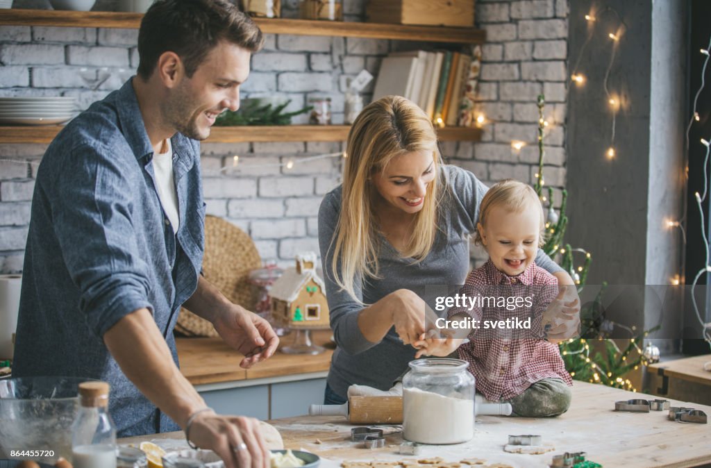 Christmas spirit in the kitchen