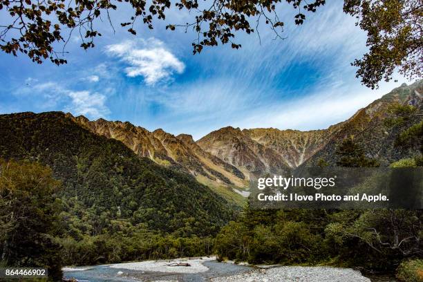 home away from home - kamikochi national park stock pictures, royalty-free photos & images