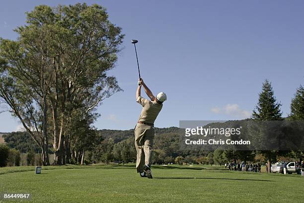 Tom Kite on the third tee during the first round of the Charles Schwab Cup Championship - Thursday October 27, 2005 at Sonoma Golf Club - Sonoma,...