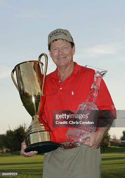 Tom Watson wins the Charles Schwab Cup Championship and the Schwab Cup - Sunday October 30, 2005 at Sonoma Golf Club - Sonoma, California.