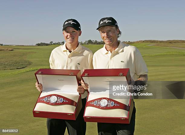 Bernhard and Stefan Langer win the the MBNA Father/Son Challenge at ChampionsGate golf course, ChampionsGate, FL Sunday, December 4, 2005