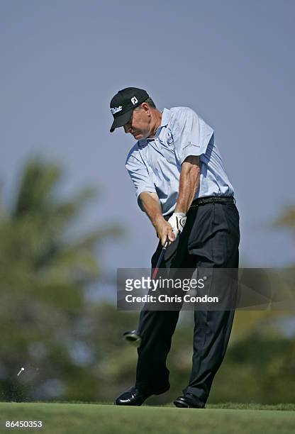 Jay Haas in action during the second round of the 2006 Mastercard Championship at Hualalai resort, Kona, Hawaii. January 21,2006