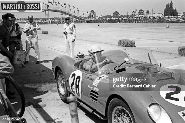 Ricardo Rodriguez, Ferrari Dino 196S, 12 Hours of Sebring, Sebring, 26 March 1960.