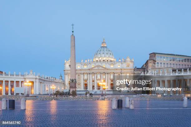 st peter's basilica in the vatican city. - st peter's square stock pictures, royalty-free photos & images