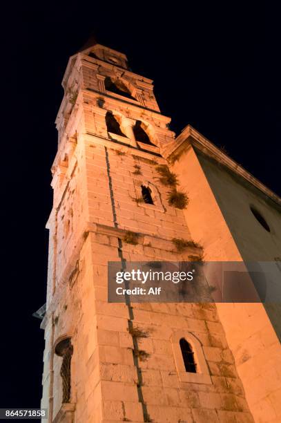 orthodox church of st. elias in zadar, croatia - mucosa stock pictures, royalty-free photos & images