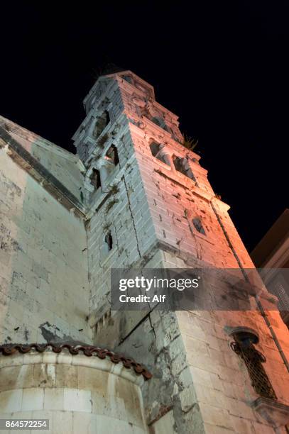orthodox church of st. elias in zadar, croatia - mucosa stock pictures, royalty-free photos & images