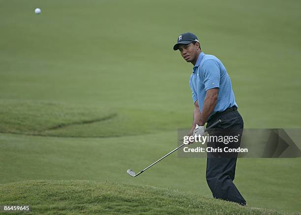 Tiger Woods during the first round of THE PLAYERS Championship held on THE PLAYERS Stadium Course at TPC Sawgrass in Ponte Vedra Beach, Florida, on...