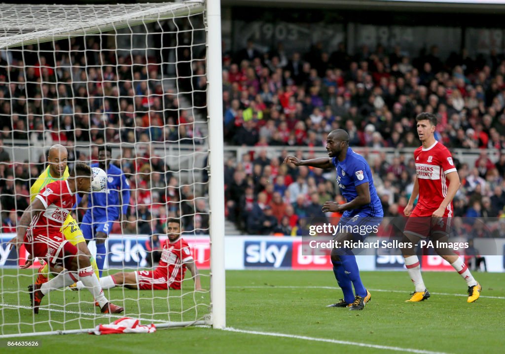 Middlesbrough v Cardiff City - Sky Bet Championship - Riverside Stadium