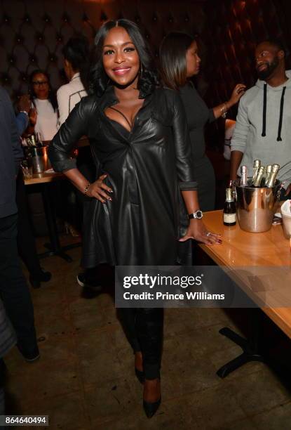 Quad Webb-Lunceford attends Gabrielle Union's Book Tour after Party at Boogalou Lounge on October 20, 2017 in Atlanta, Georgia.