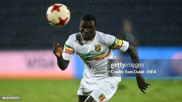 Seme Camara of Mali in action during the FIFA U-17 World Cup India 2017 Quarter Final match between Mali and Ghana at Indira Gandhi Athletic Stadium...