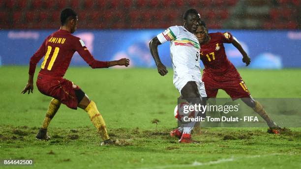 Seme Camara of Mali in action during the FIFA U-17 World Cup India 2017 Quarter Final match between Mali and Ghana at Indira Gandhi Athletic Stadium...