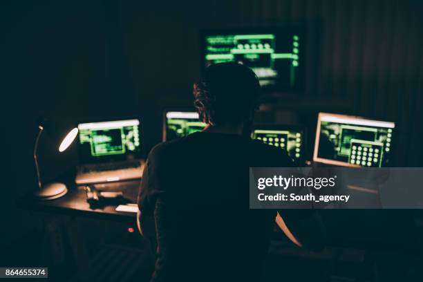 perfekte kriminalität - ransomware stock-fotos und bilder