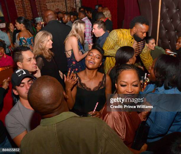 Gabrielle Union attends Her Book Tour After Party at Boogalou Lounge on October 20, 2017 in Atlanta, Georgia.