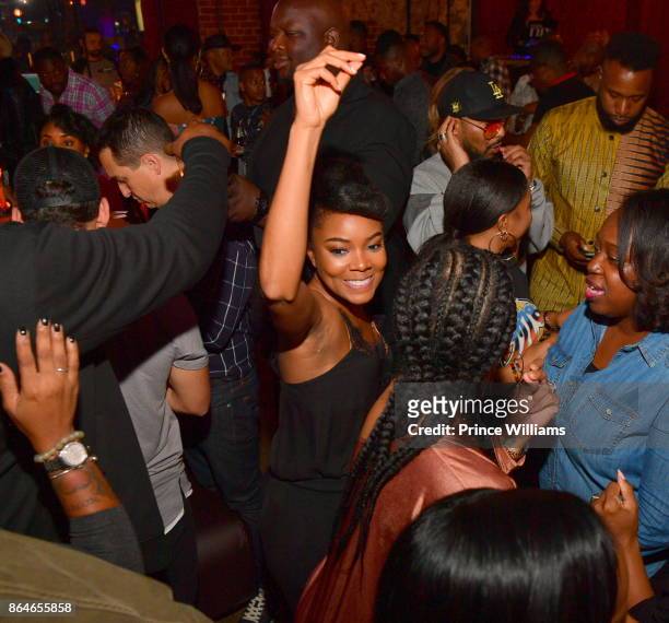 Gabrielle Union attends Her Book Tour After Party at Boogalou Lounge on October 20, 2017 in Atlanta, Georgia.