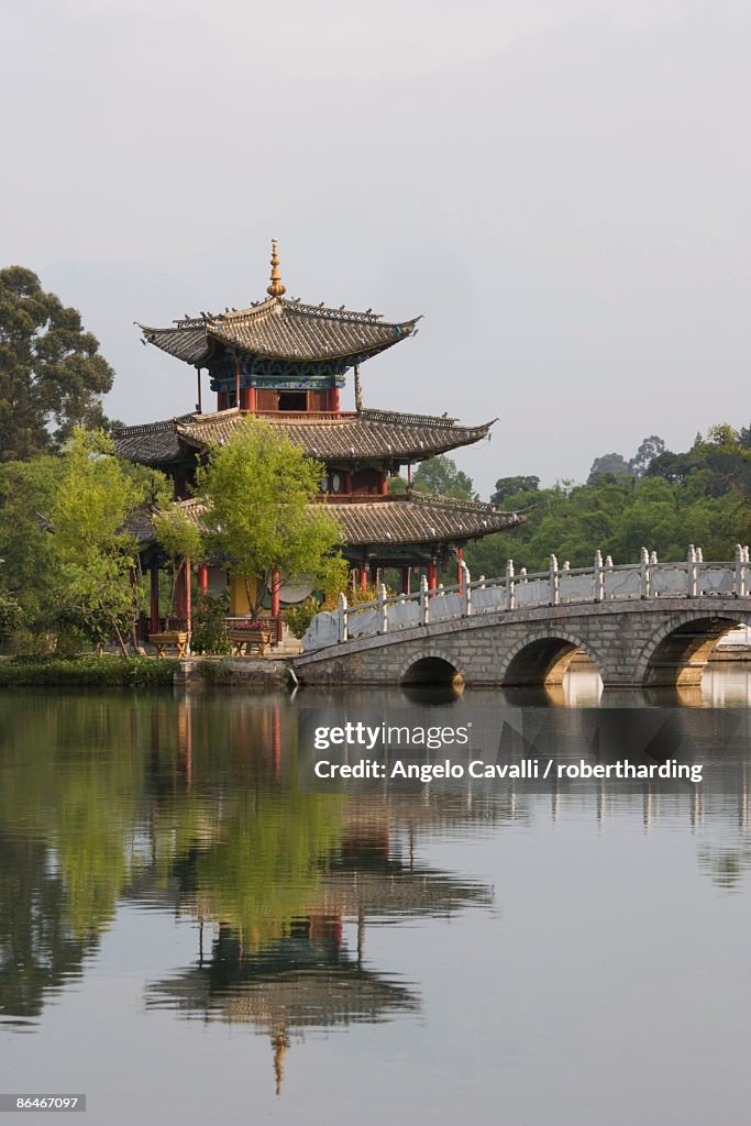 The Black Dragon Pool Park, Lijiang, Yunnan Province, China, Asia