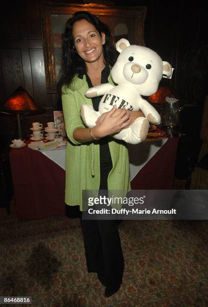 Emma Snowdon Jones attends a Mother's Day tea in celebration of the launch of the FEED bear at The National Arts Club on May 6, 2009 in New York City.