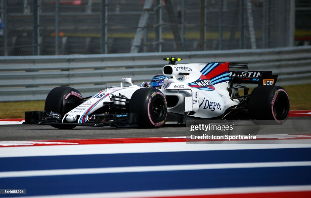 AUTO: OCT 21 F1 - United States Grand Prix