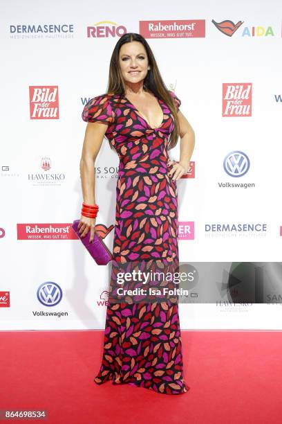 German actress Christine Neubauer attends the 'Goldene Bild der Frau' award at Hamburg Cruise Center on October 21, 2017 in Hamburg, Germany.