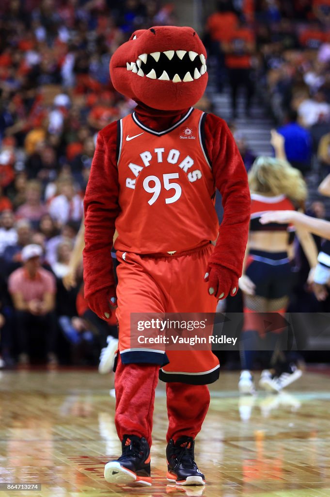 Riverside Raptors Rvc Mascot The Toronto Raptors mascot, The Raptor, during the second half of an ...