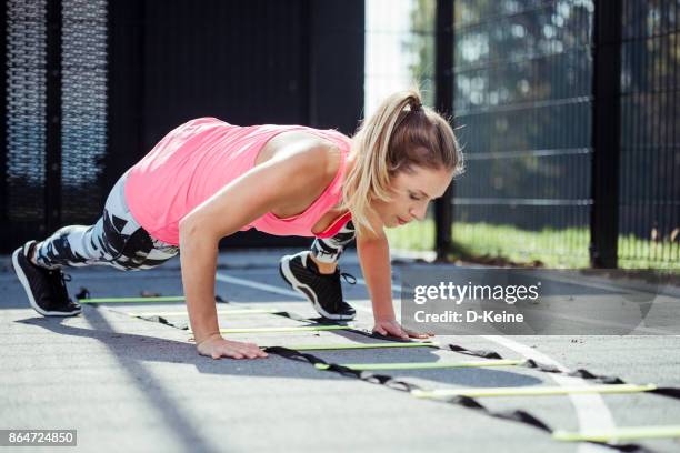 high intensity interval training - hiit stock pictures, royalty-free photos & images