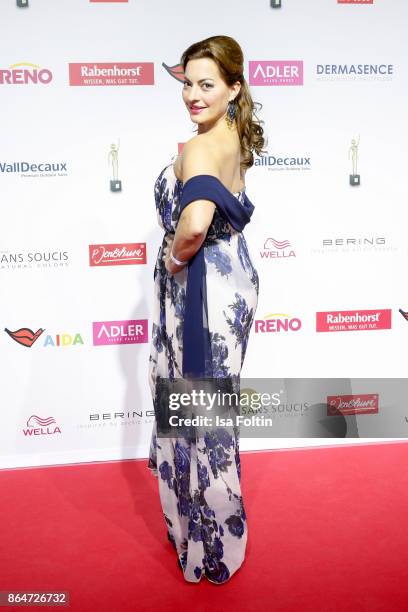 German actress Julia Dahmen attends the 'Goldene Bild der Frau' award at Hamburg Cruise Center on October 21, 2017 in Hamburg, Germany.