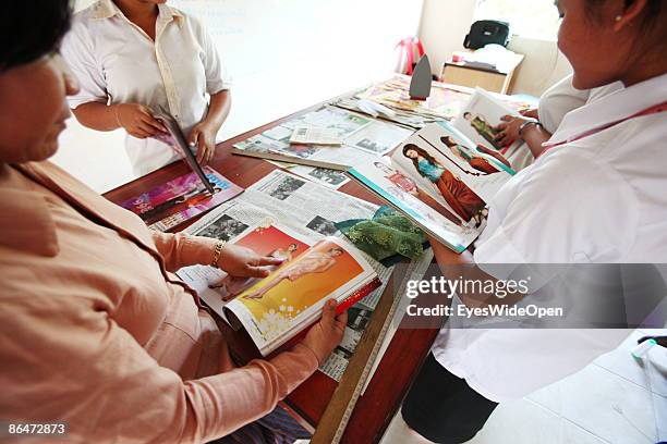 Portrait of Somaly Mam and her AFESIP Organisation and the Somaly Mam Foundation, founded by Somaly MAM, a former victim of children trafficking in...