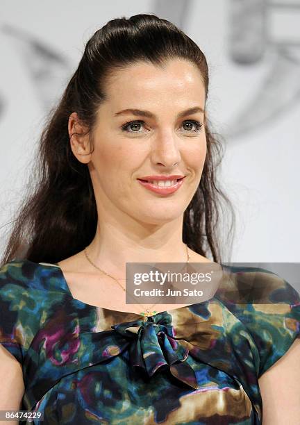 Actress Ayelet Zurer attends the "Angels & Demons" press conference at Imperial Hotel Tokyo on May 7, 2009 in Tokyo, Japan. The film will open on May...