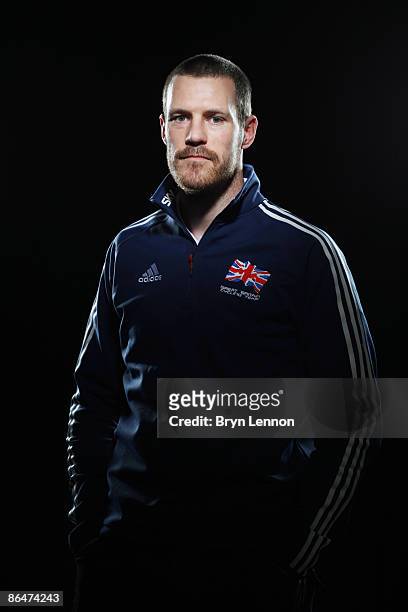Team GB Cycling Coach Jon Norfolk poses for photographs at the Manchester Velodrome on March 19, 2009 in Manchester, England.