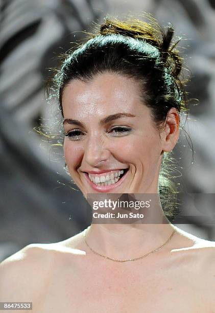 Actress Ayelet Zurer attends the "Angels & Demons" Japan Premiere at Marunouchi Building on May 7, 2009 in Tokyo, Japan. The film will open on May 15...