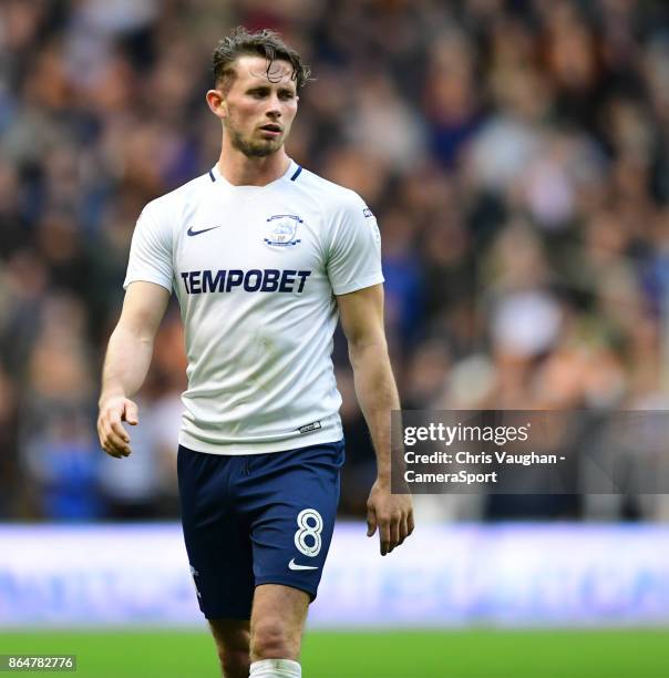 Preston North End's Alan Browne during the Sky Bet Championship match between Wolverhampton and Preston North End at Molineux on October 21, 2017 in...