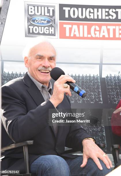 Time Super Bowl winner, lengend, Rocky Bleier attends The Built Ford Tough toughest tailgate event on its fifth stop in Pittsburgh to Rev Up Steelers...