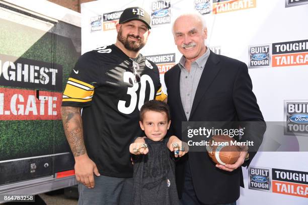 Time Super Bowl winner, lengend, Rocky Bleier attends The Built Ford Tough toughest tailgate event on its fifth stop in Pittsburgh to Rev Up Steelers...