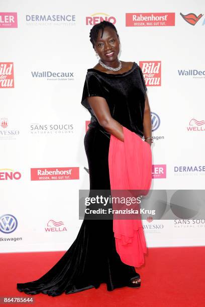 Auma Obama attends the 'Goldene Bild der Frau' award at Hamburg Cruise Center on October 21, 2017 in Hamburg, Germany.