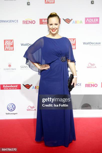 Dancer Isabel Edvardsson attends the 'Goldene Bild der Frau' award at Hamburg Cruise Center on October 21, 2017 in Hamburg, Germany.